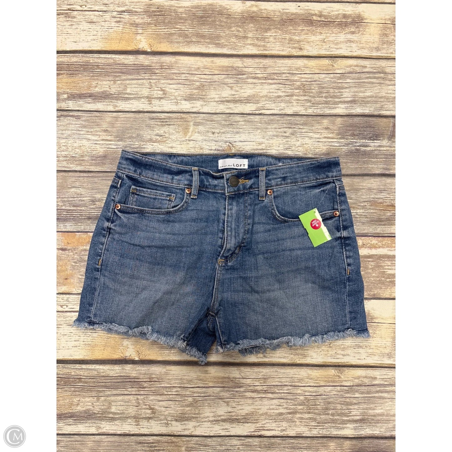 Shorts By Loft In Blue Denim, Size: 4