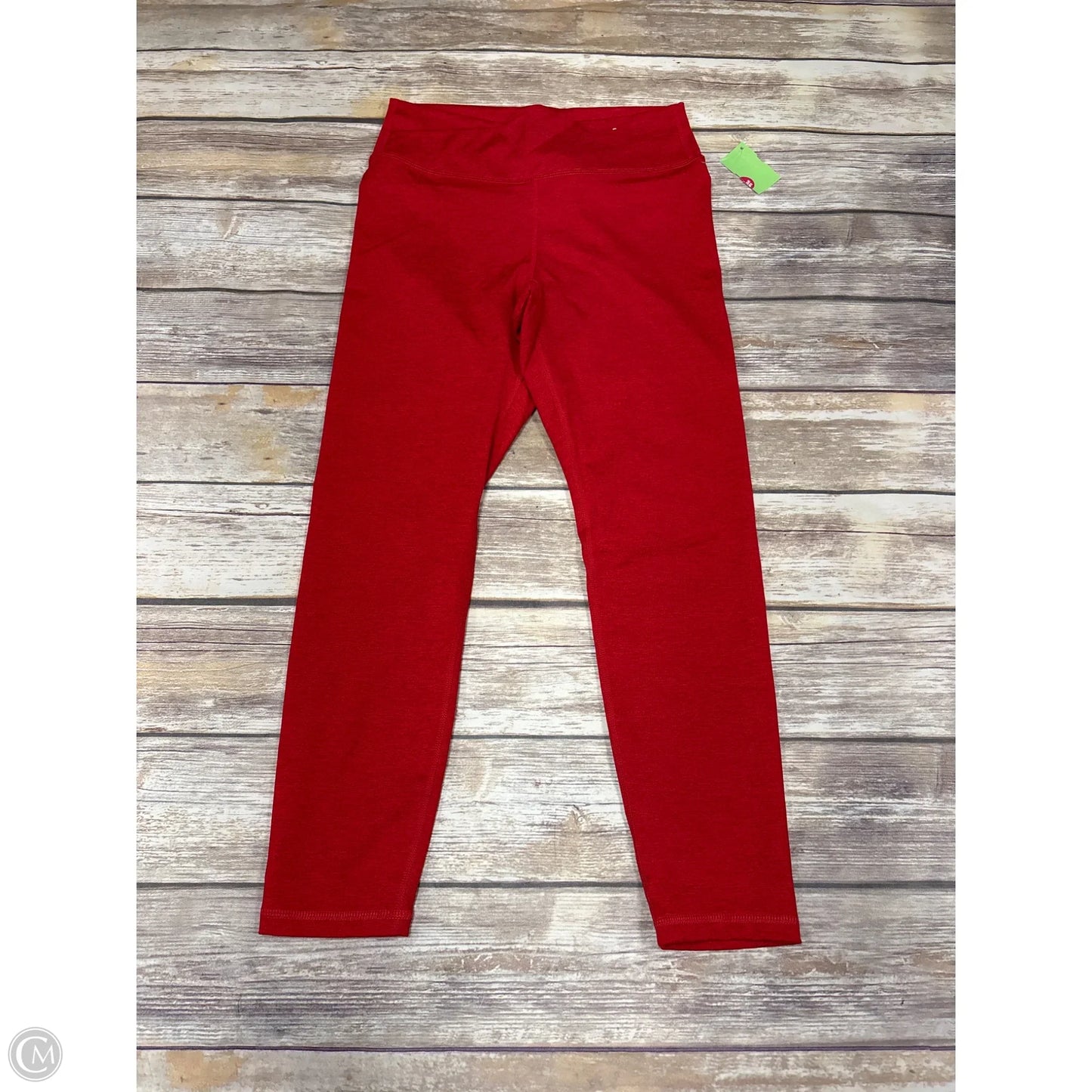 Athletic Leggings By Old Navy In Red, Size: M