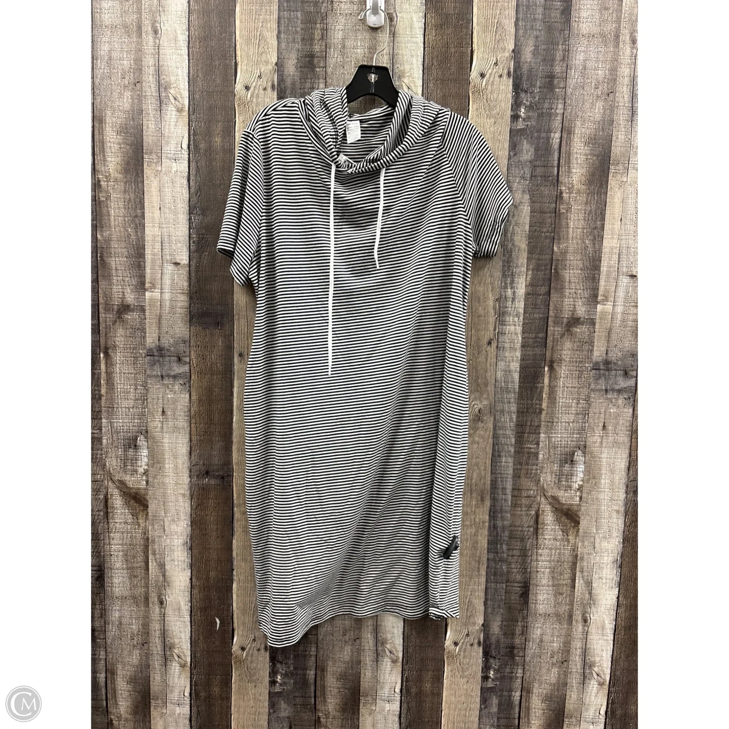 Dress Casual Midi By West Loop In Striped Pattern, Size: Xl