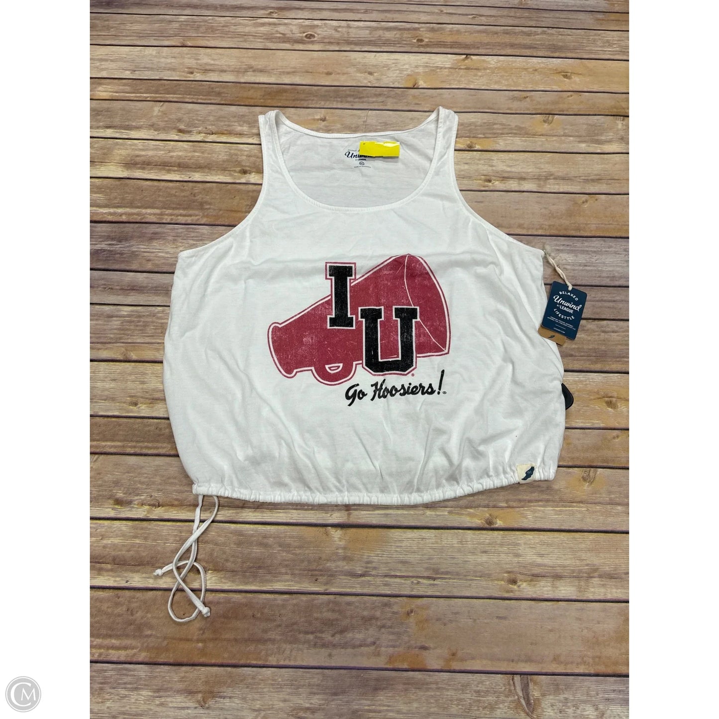 Top Sleeveless By Cme In White, Size: Xl