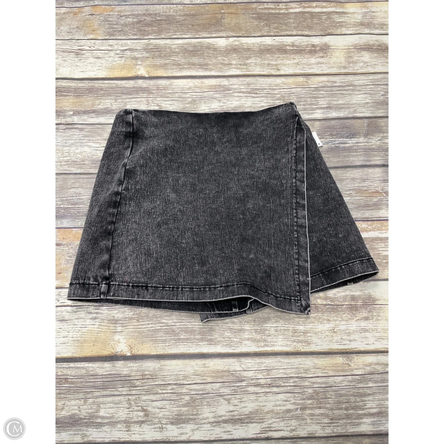 Skort By Flying Tomato In Grey Denim, Size: Xl