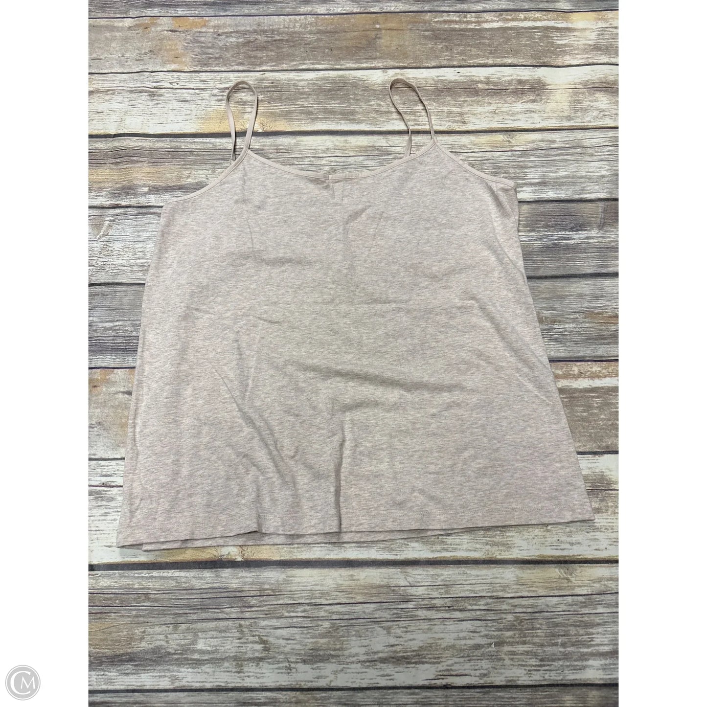 Tank Top By Time And Tru In Tan, Size: 3x