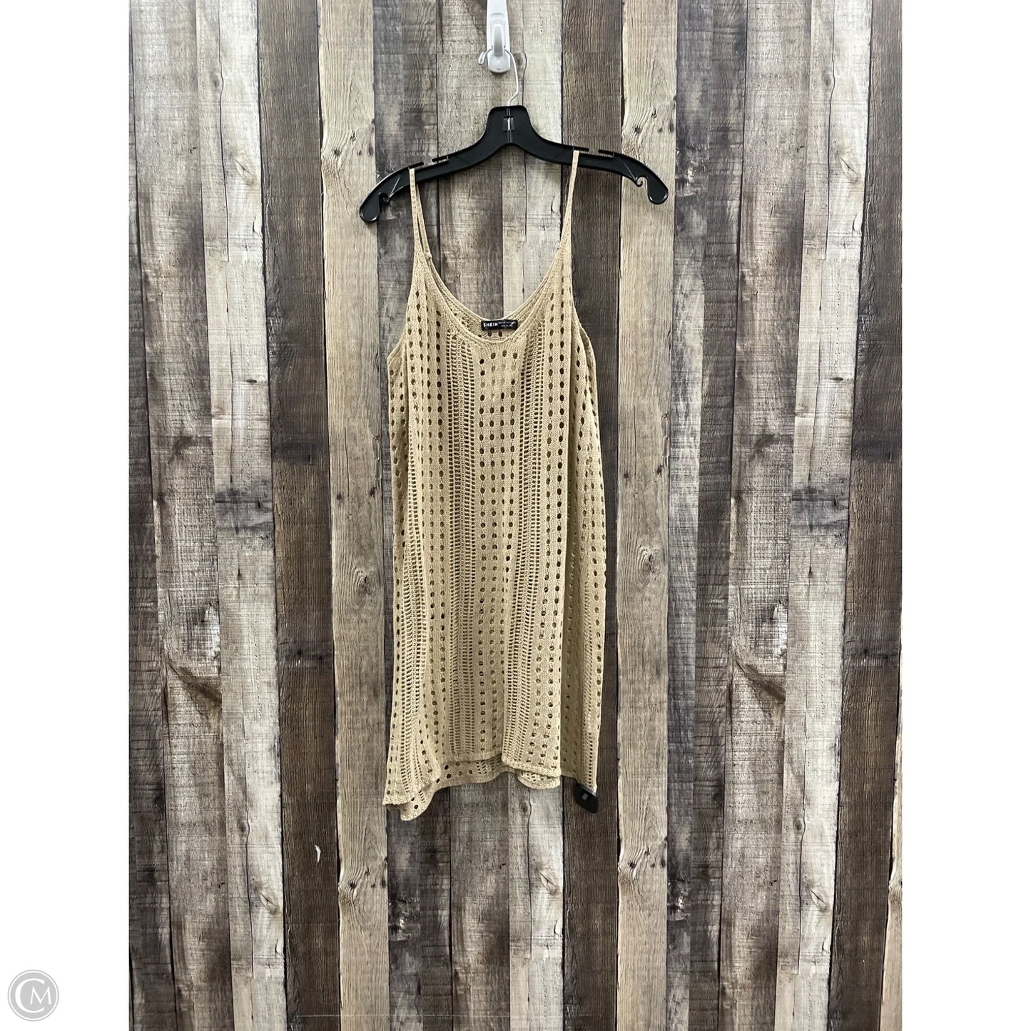 Swimwear Cover-up By Shein In Tan, Size: L