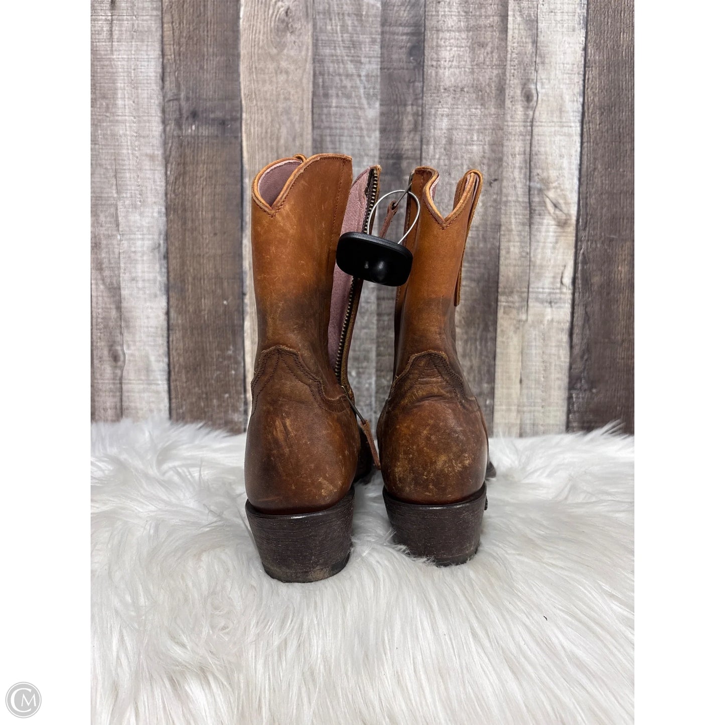 Boots Western By Cmb In Brown, Size: 9