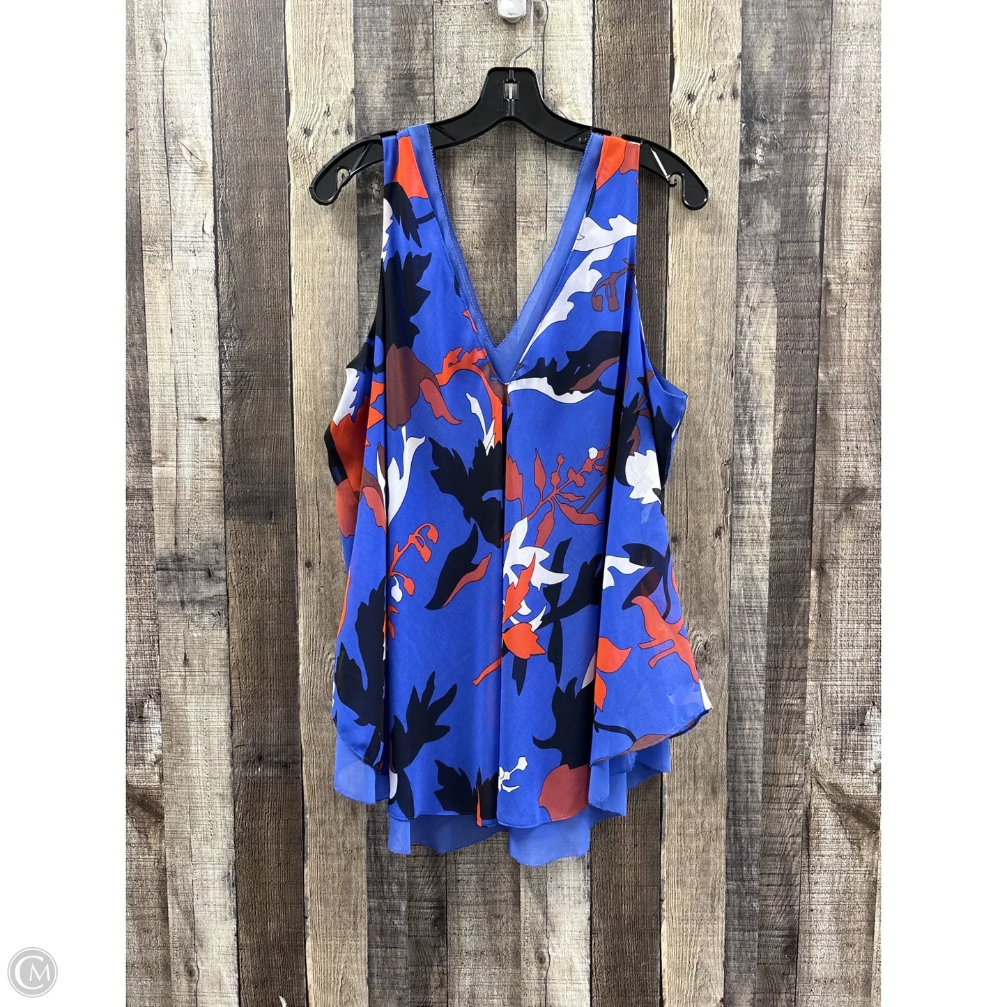 Top Sleeveless By Rachel Roy In Blue, Size: 2x