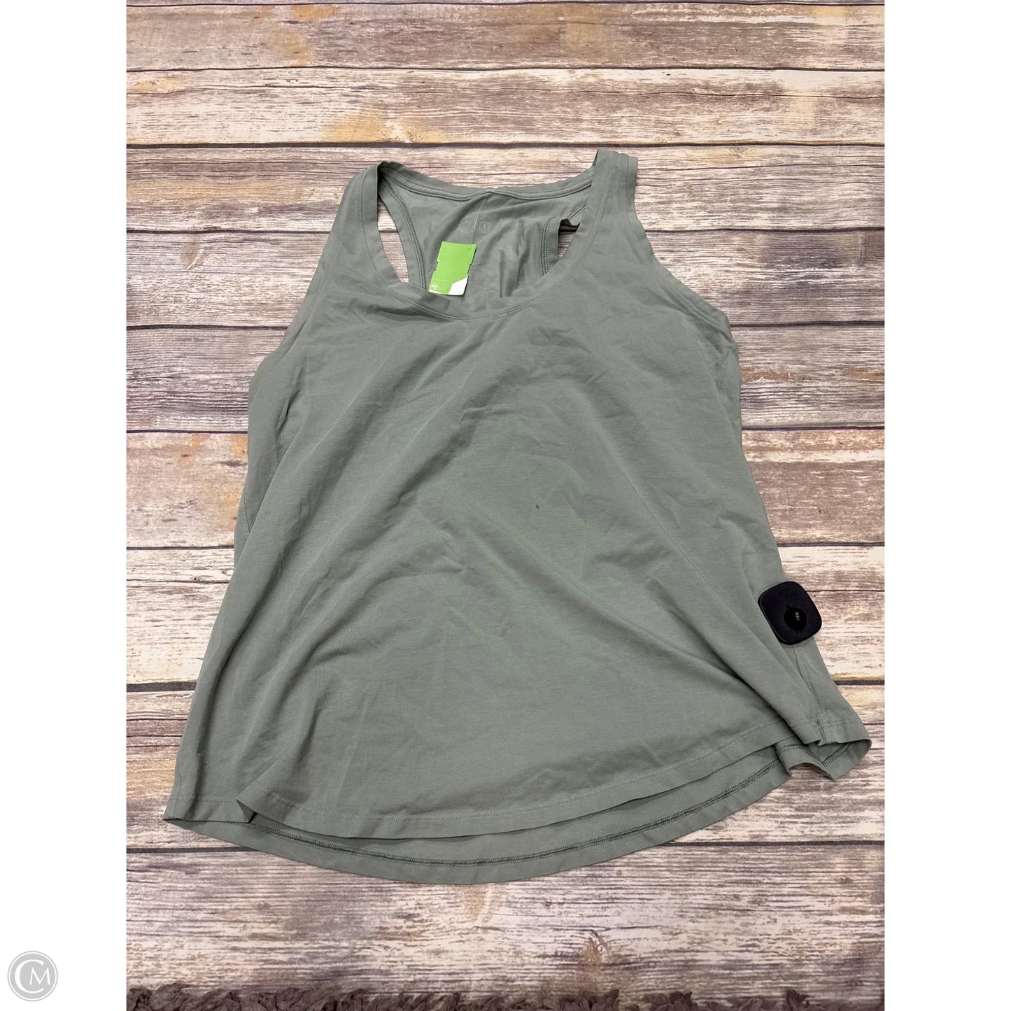 Athletic Tank Top By Lululemon In Green, Size: 12