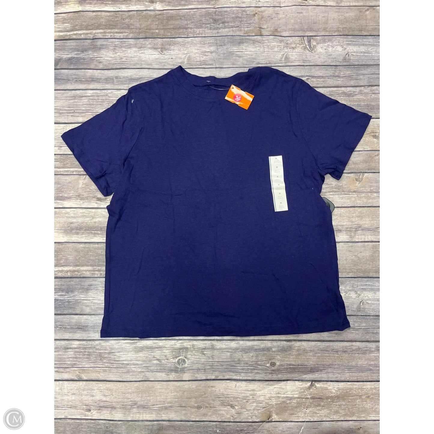 Top Short Sleeve Basic By A New Day In Purple, Size: M