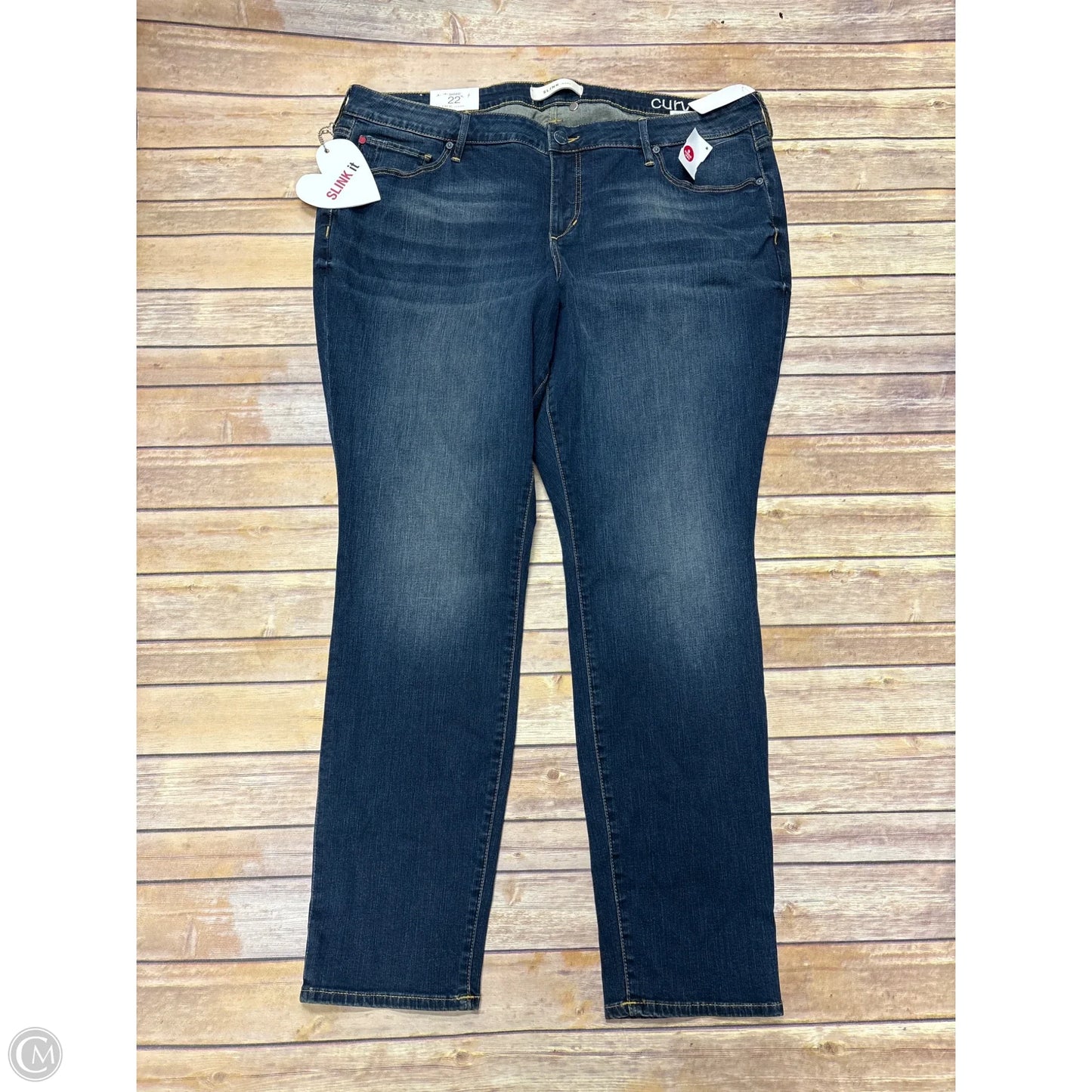 Jeans Skinny By Cmf In Blue Denim, Size: 22
