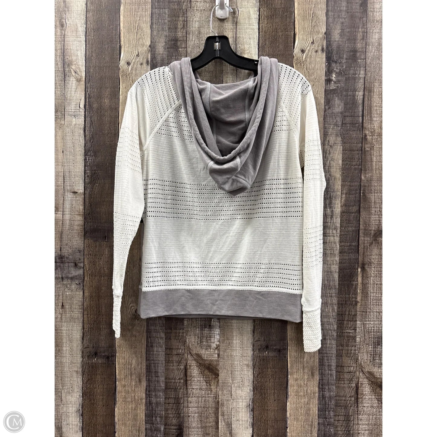 Sweatshirt Hoodie By Athletica In Grey, Size: S