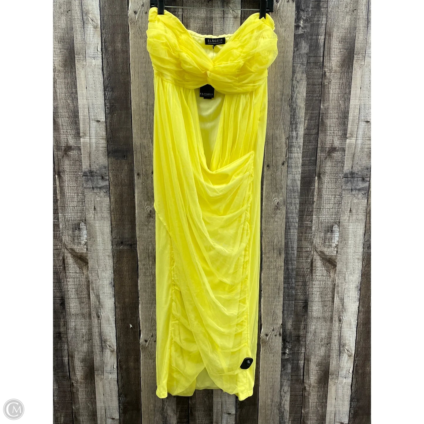 Dress Casual Maxi By Eloquii In Yellow, Size: 18