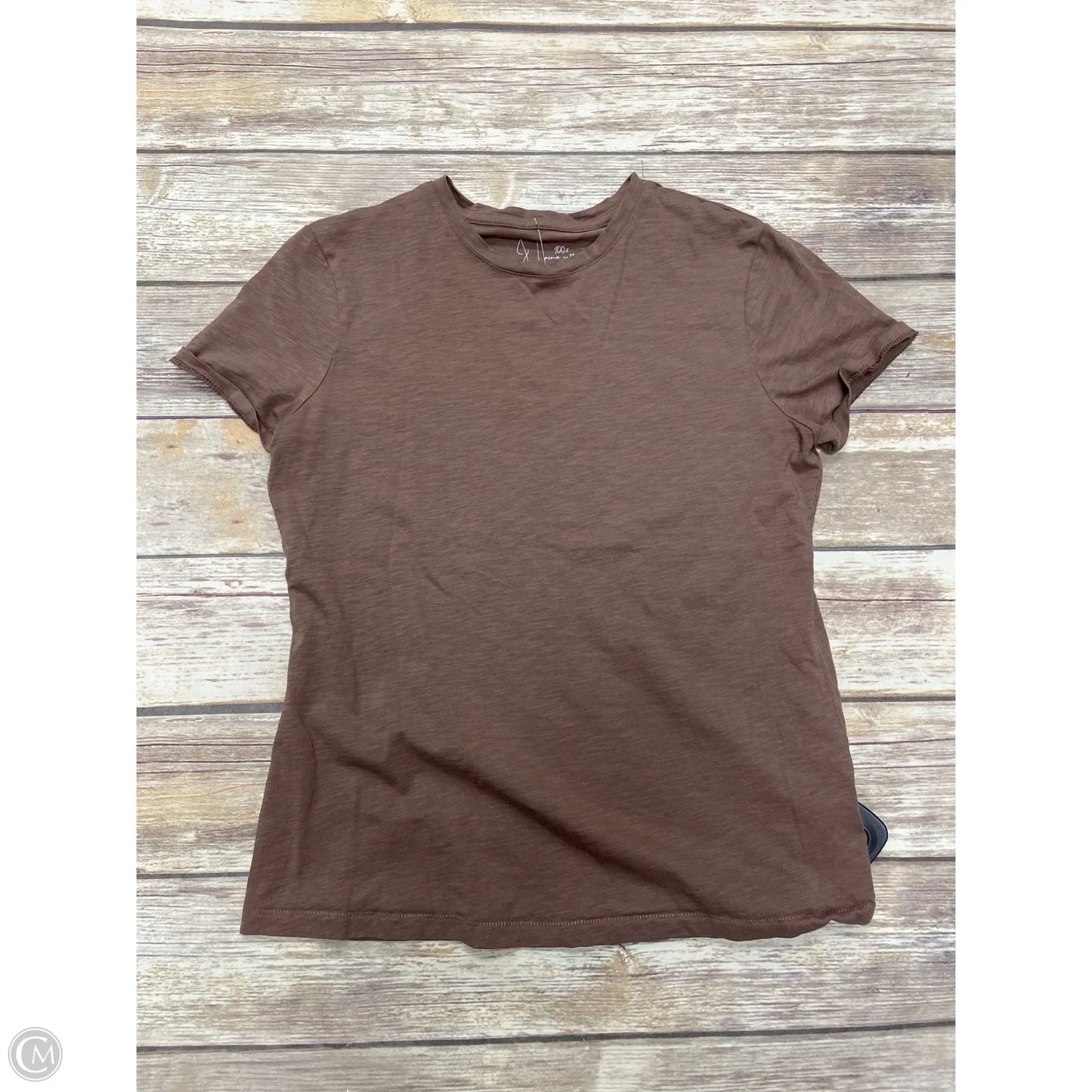Top Short Sleeve By Joie In Tan, Size: S