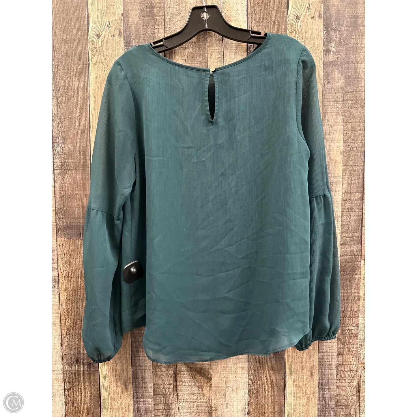 Top Long Sleeve By Apt 9 In Green, Size: S