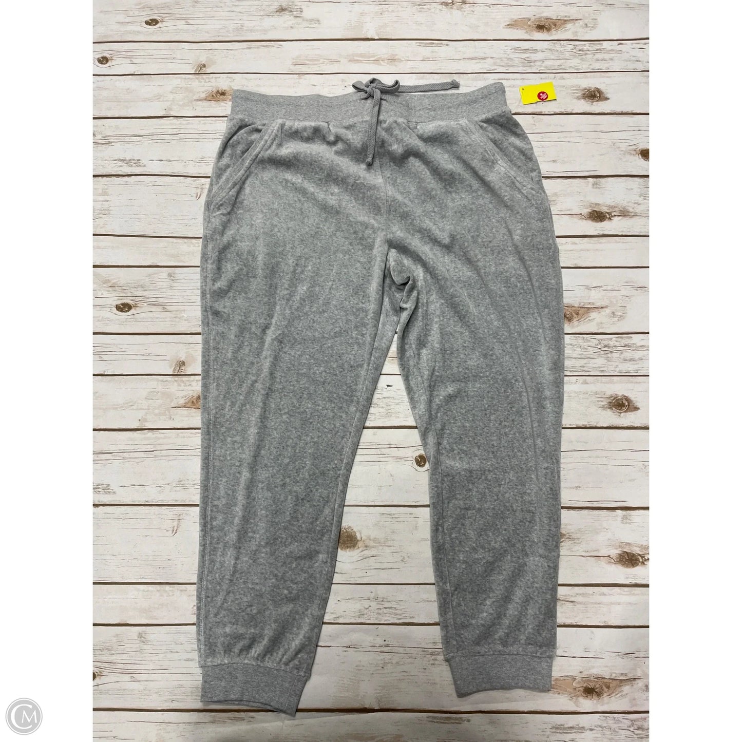 Athletic Pants 2pc By Fashion Nova In Grey, Size: 2x