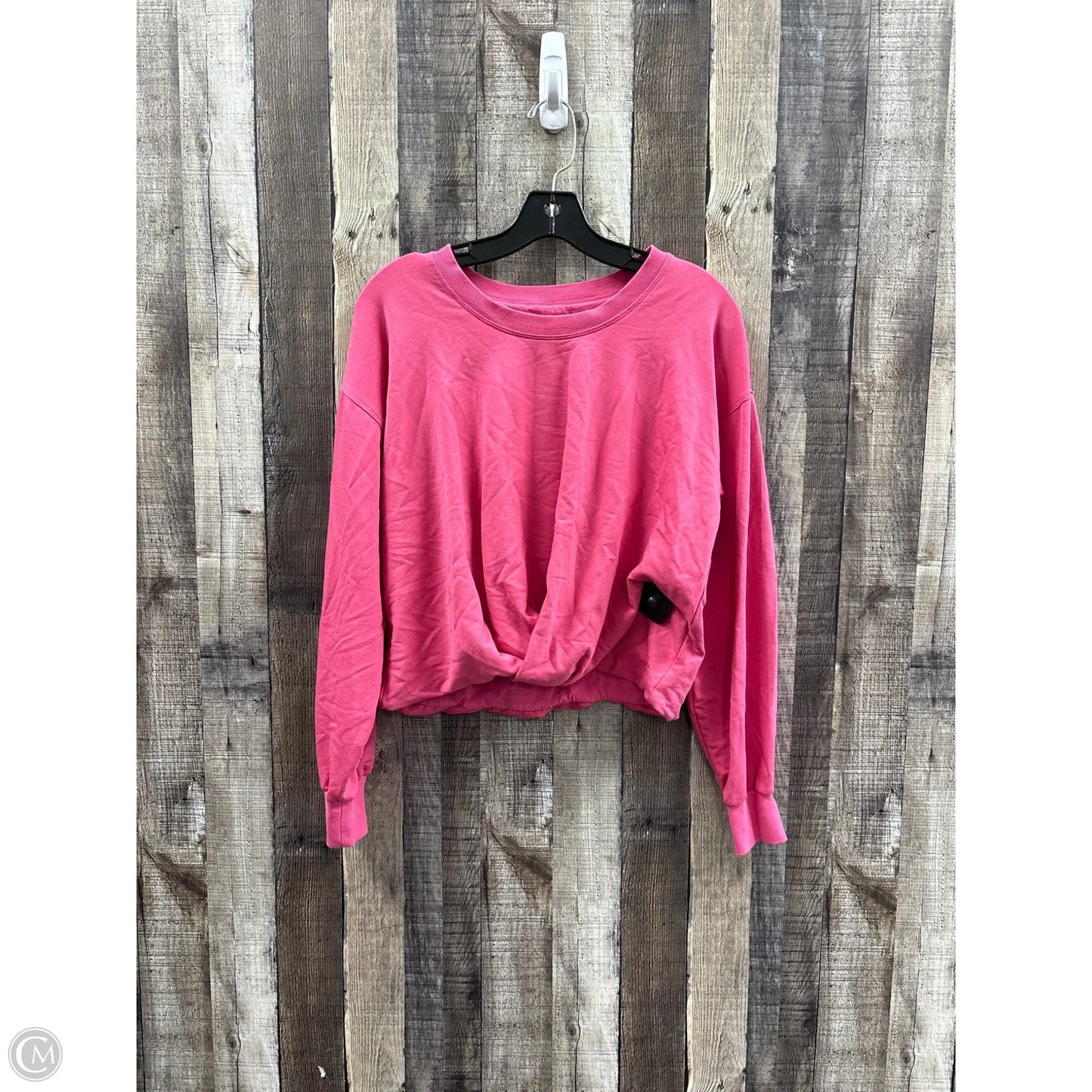 Top Long Sleeve By Maeve In Pink, Size: S