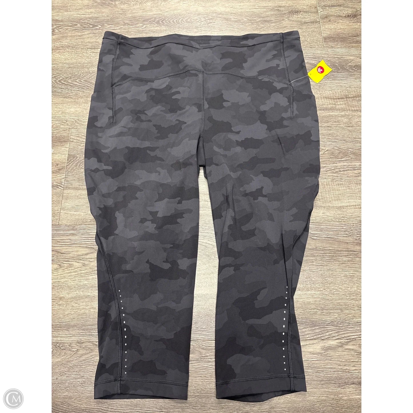 Athletic Leggings By Lululemon In Camouflage Print, Size: 20