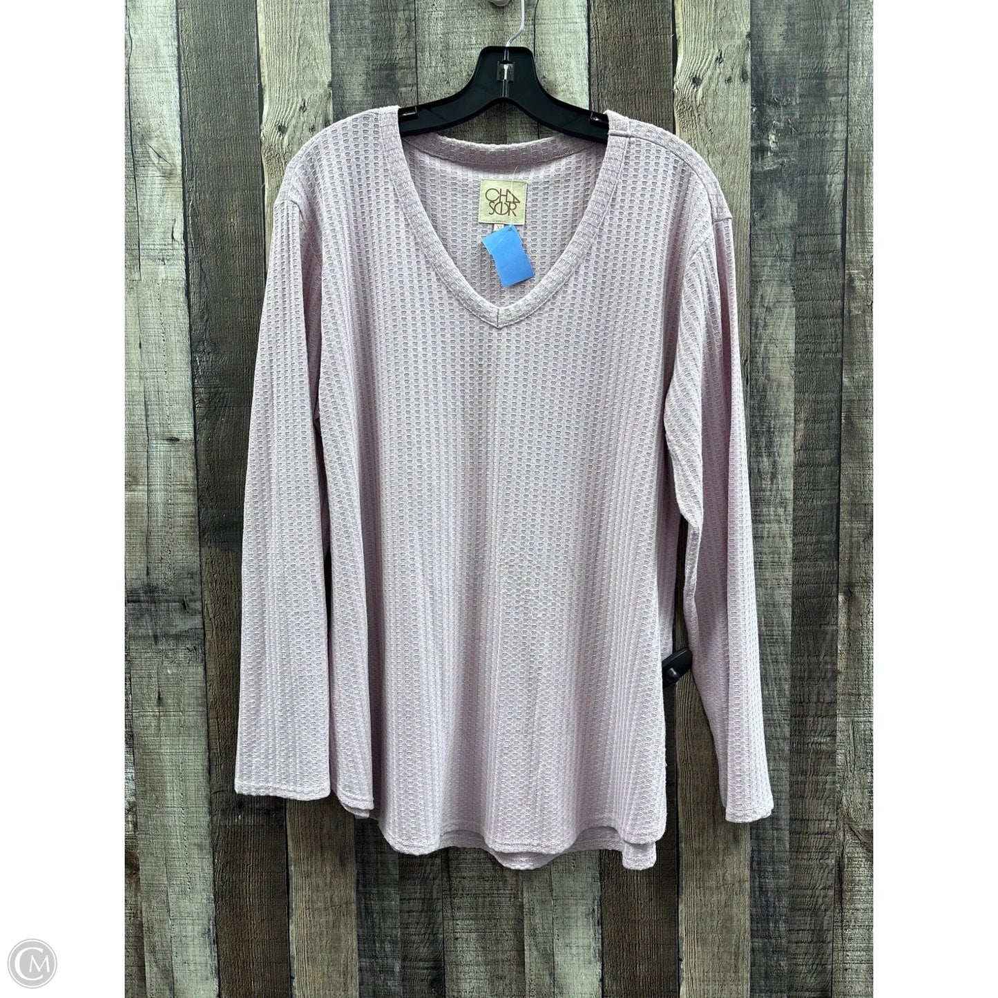 Top Long Sleeve By Chaser In Purple, Size: Xl
