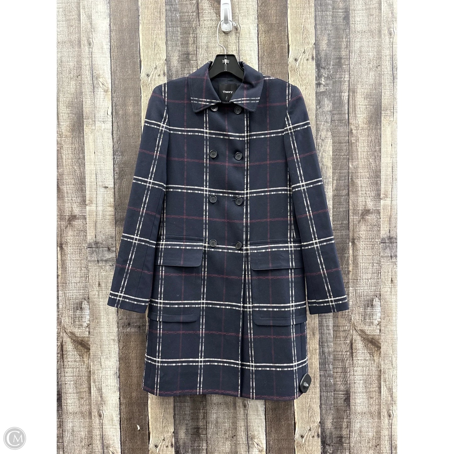 Coat Other By Theory In Navy, Size: S