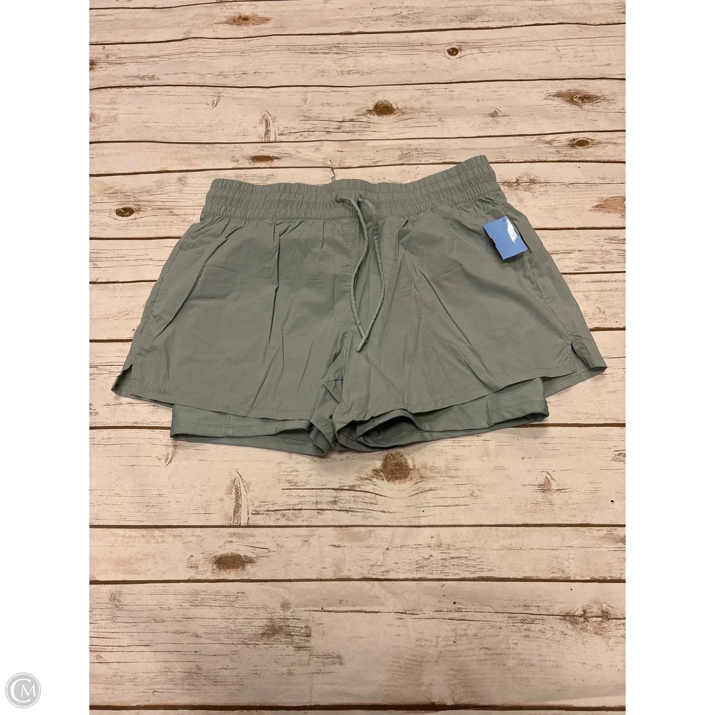 Athletic Shorts By Spyder In Green, Size: L