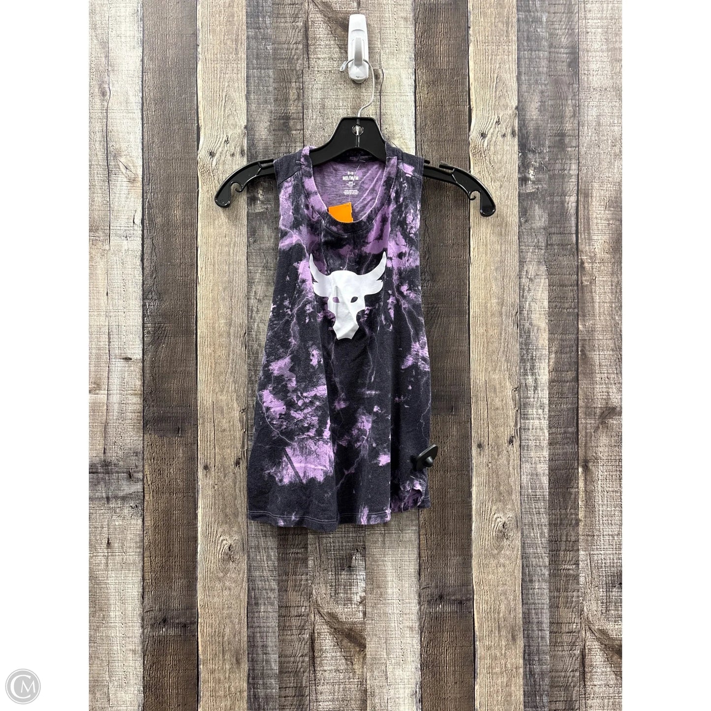 Athletic Tank Top By Under Armour In Purple, Size: M