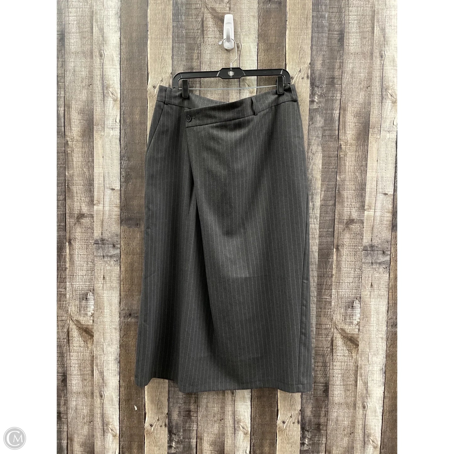 Skirt Maxi By Top Shop In Grey, Size: 12