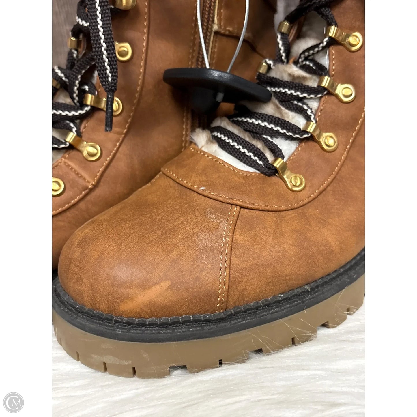 Boots Combat By Style And Company In Brown, Size: 9