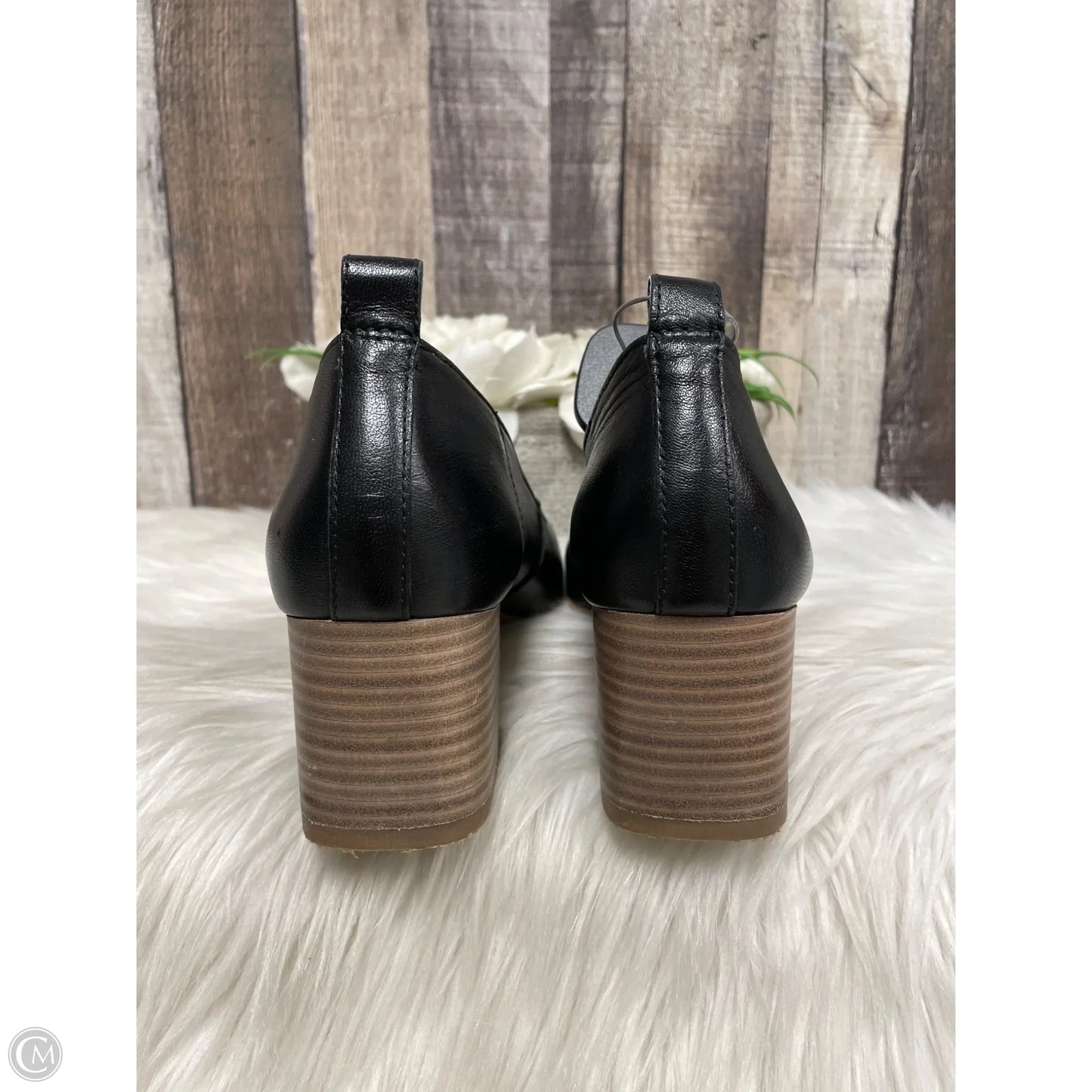 Shoes Heels Block By Crown Vintage In Black, Size: 8.5