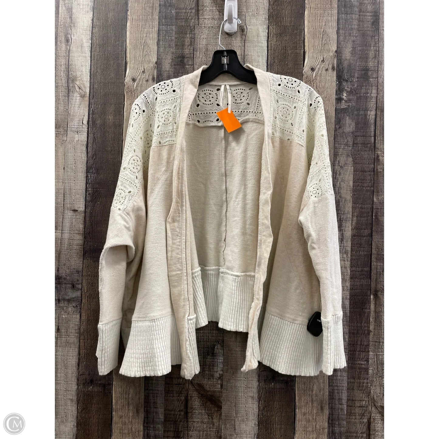 Cardigan By Anthropologie In Ivory, Size: M
