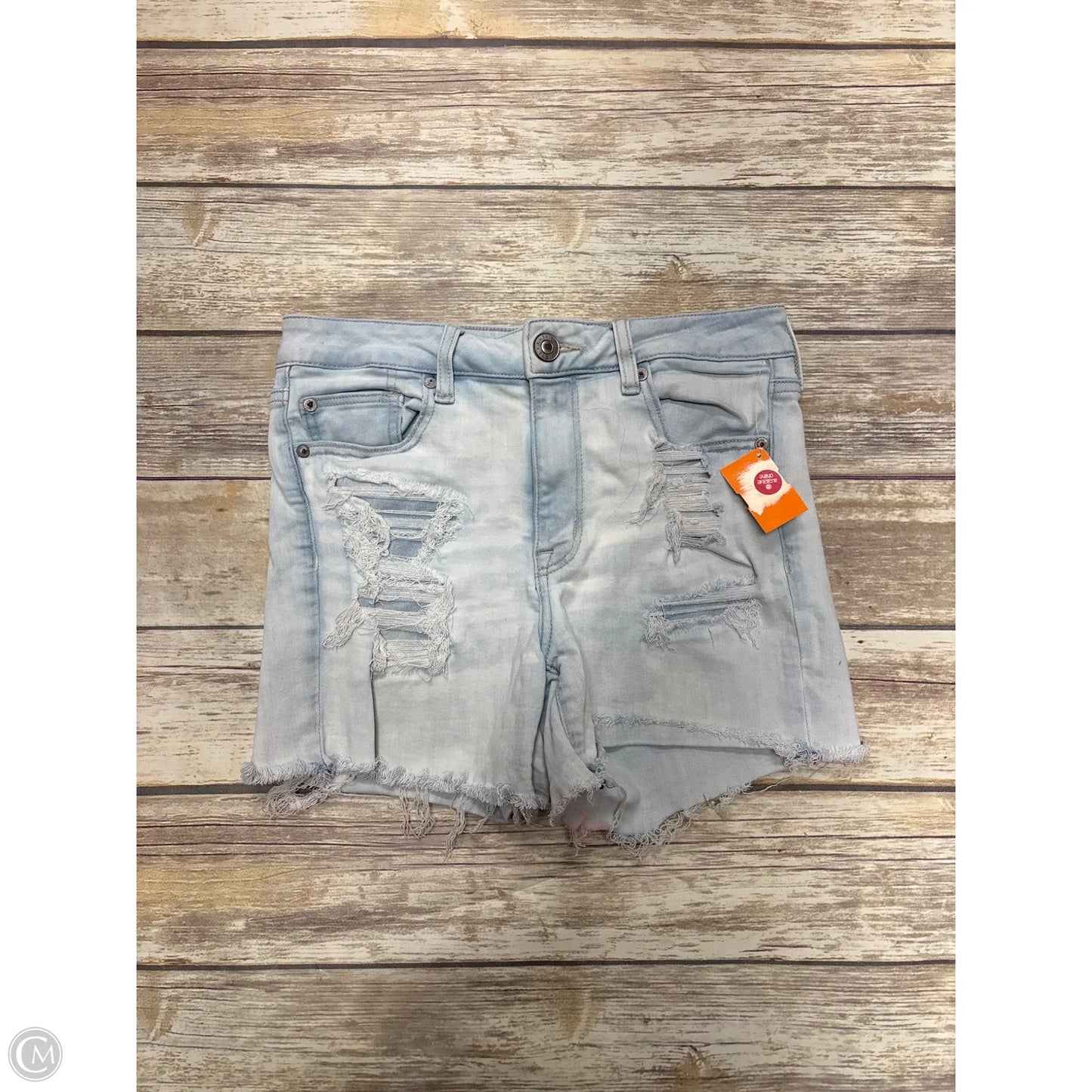 Shorts By American Eagle In Blue Denim, Size: 8