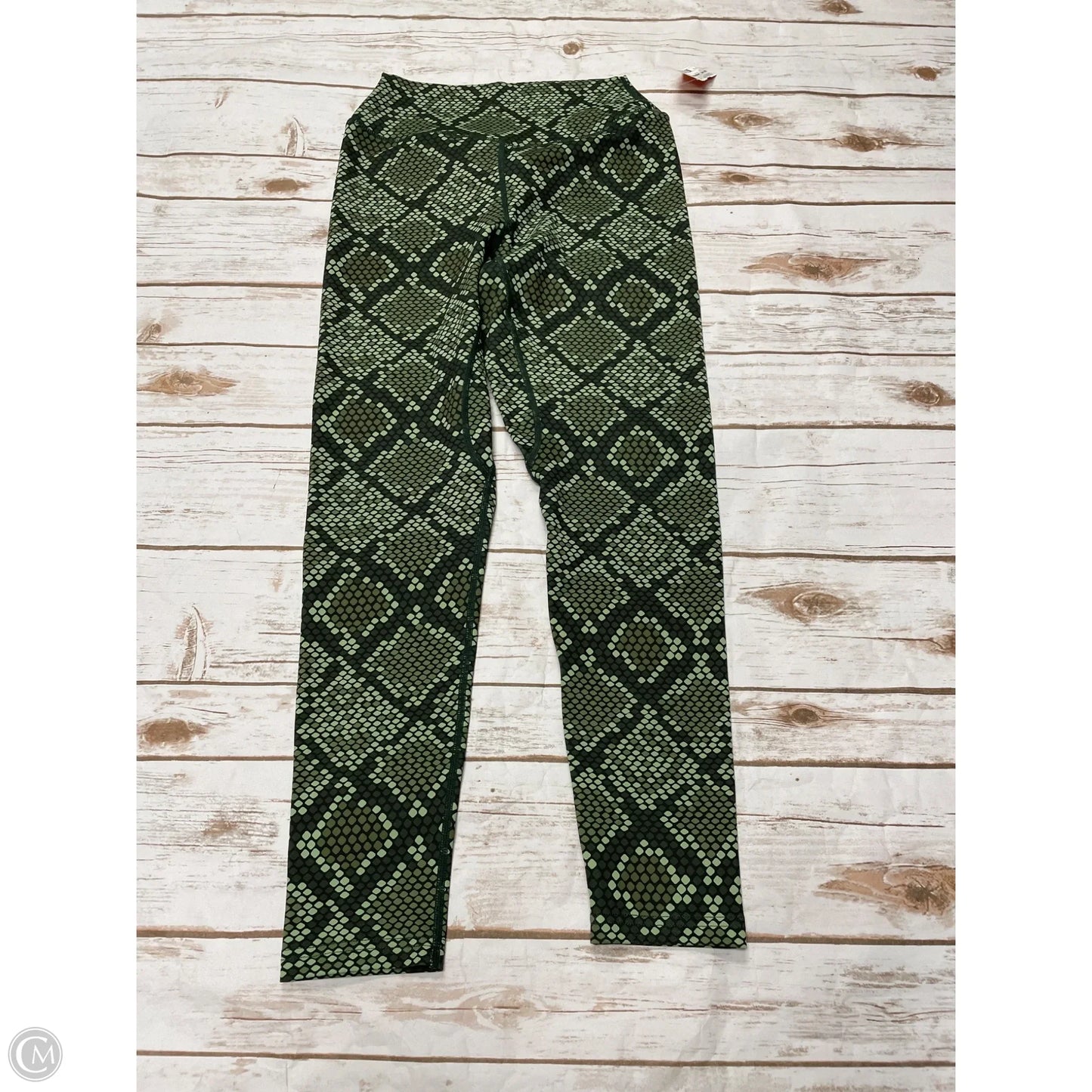 Athletic Leggings By Cme In Green, Size: M