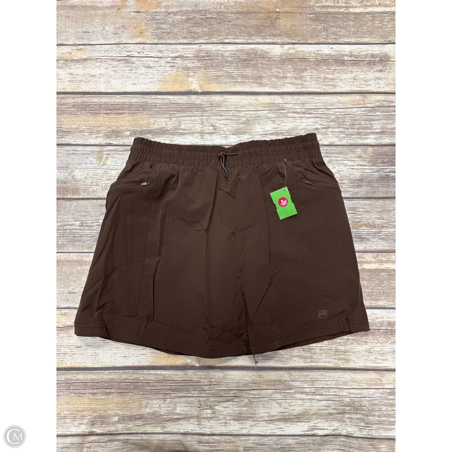 Athletic Skort By Avalanche In Brown, Size: M