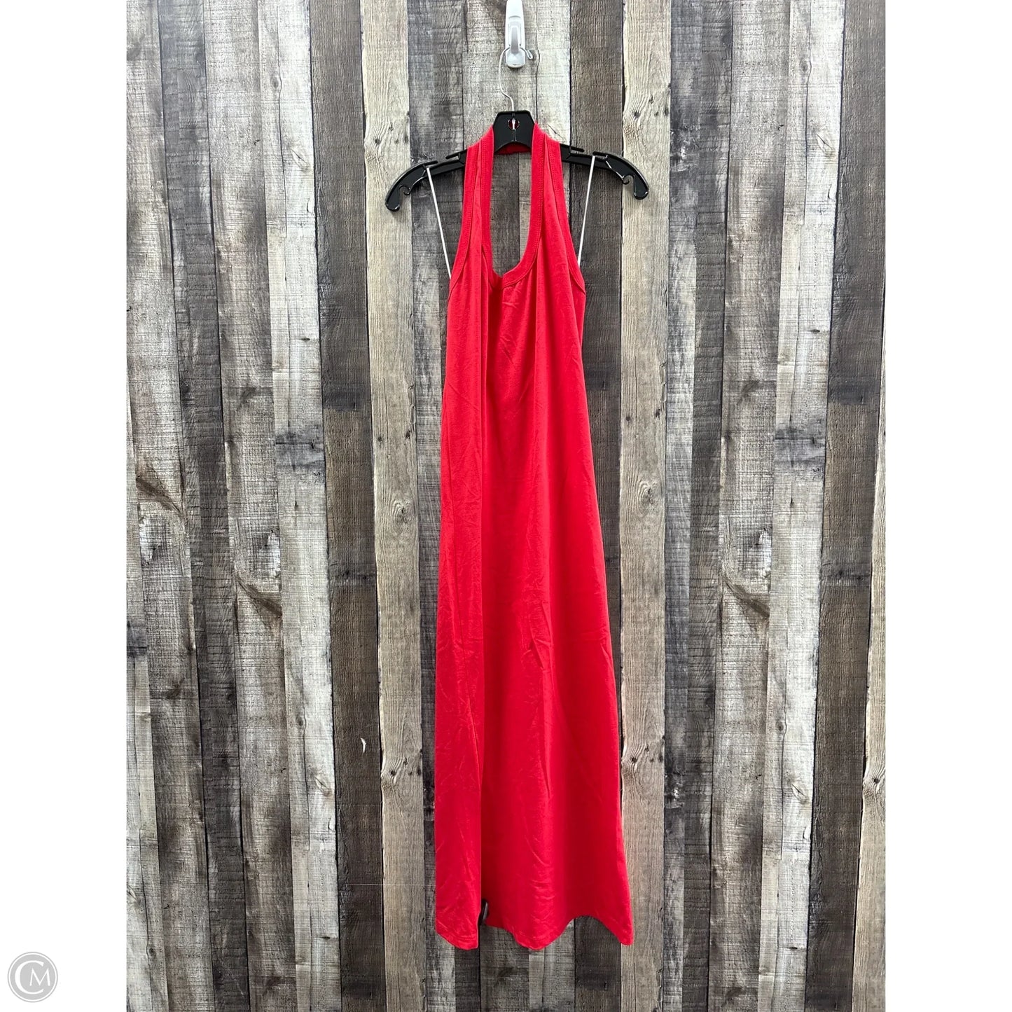 Dress Casual Midi By Cmb In Red, Size: L