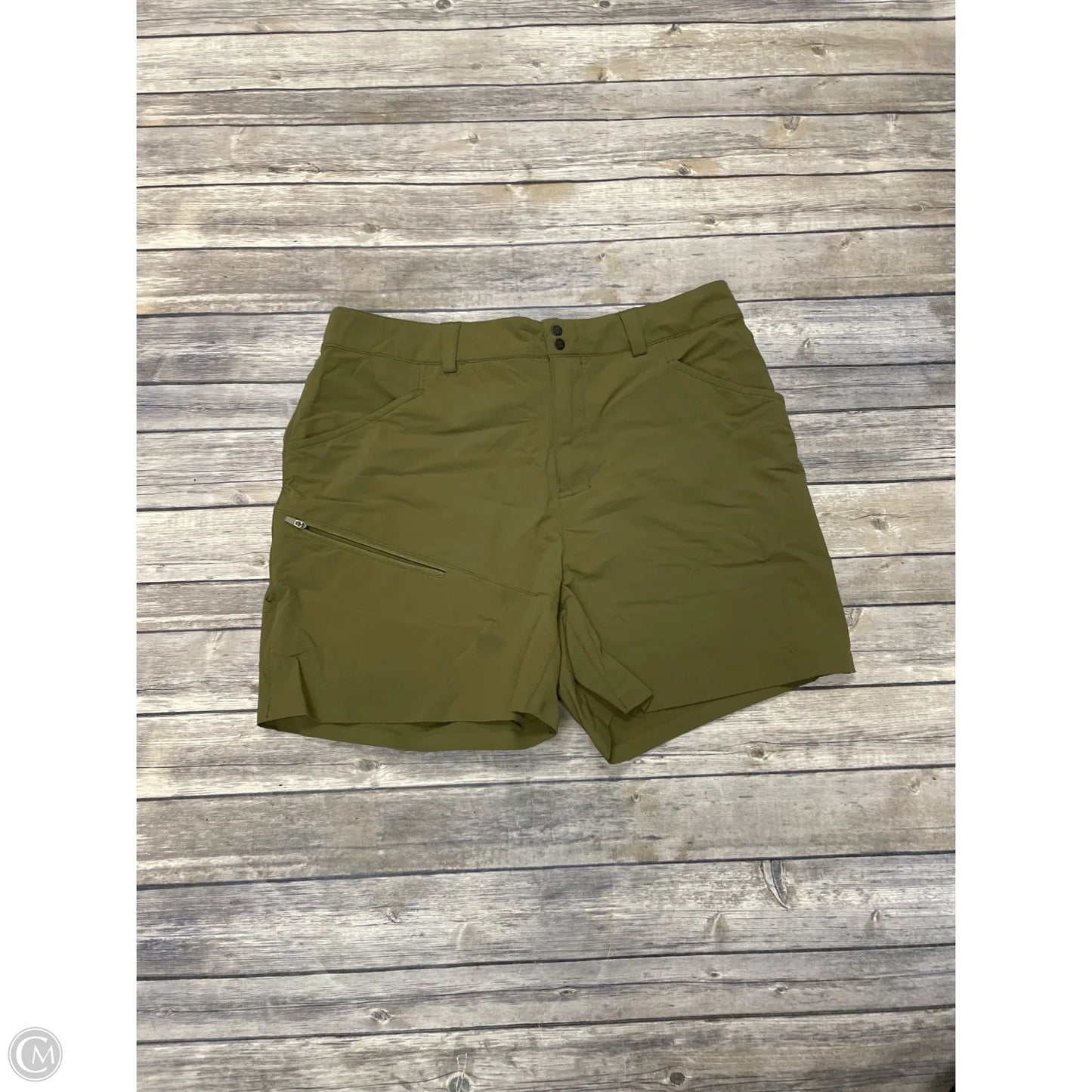 Athletic Shorts By Cmc In Green, Size: L