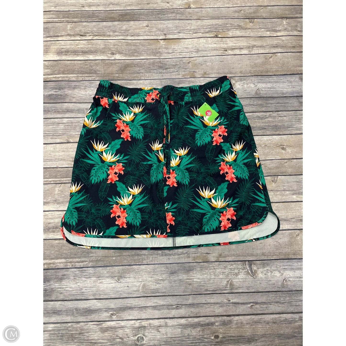 Athletic Skirt By Duluth Trading In Floral Print, Size: M