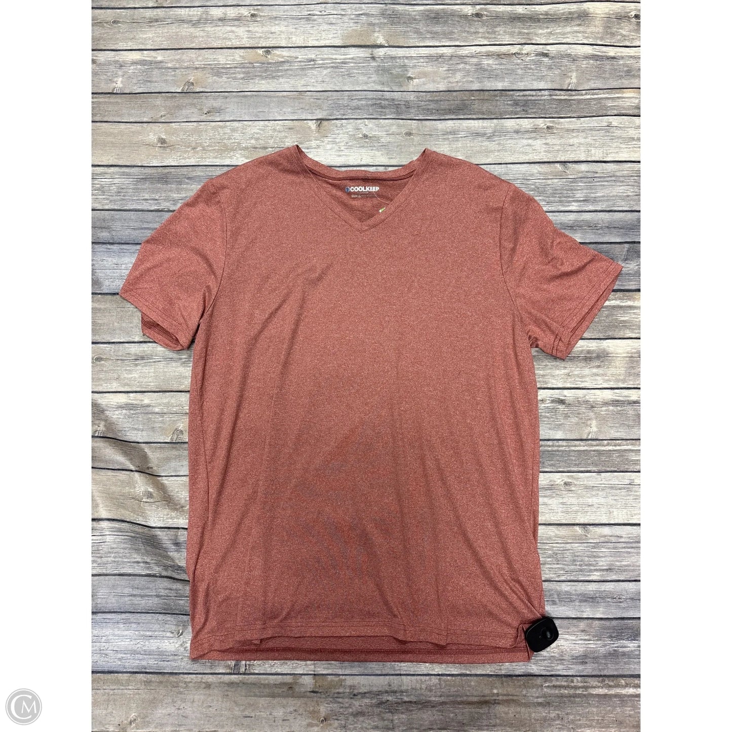 Athletic Top Short Sleeve By Cme In Red, Size: Xl