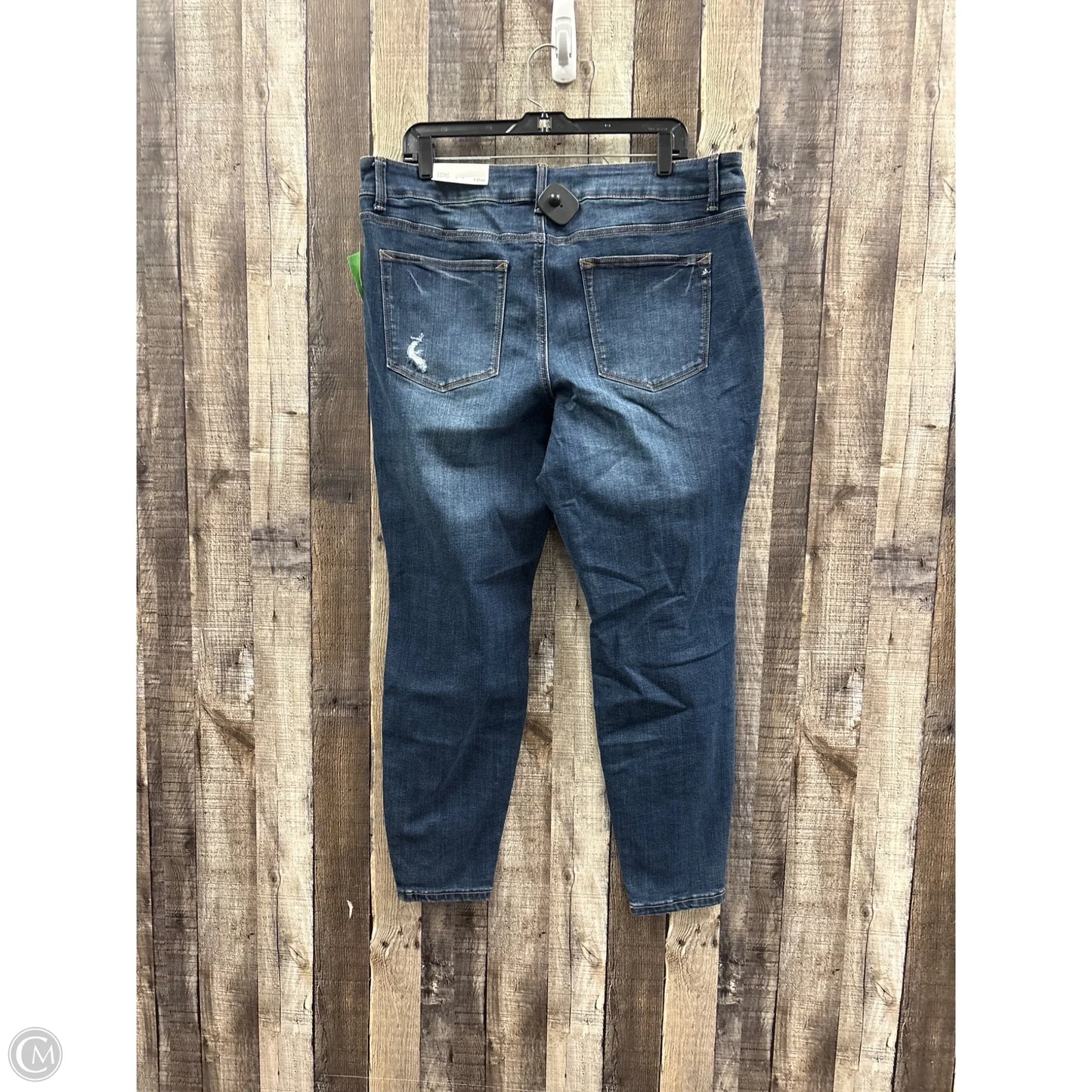 Jeans Straight By Maurices In Blue Denim, Size: 18
