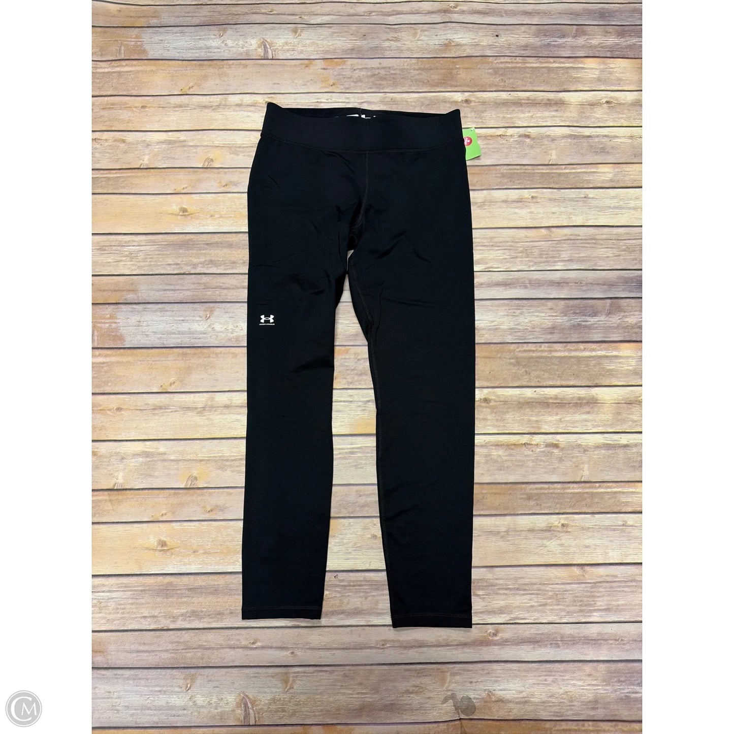 Athletic Leggings By Under Armour In Black, Size: L