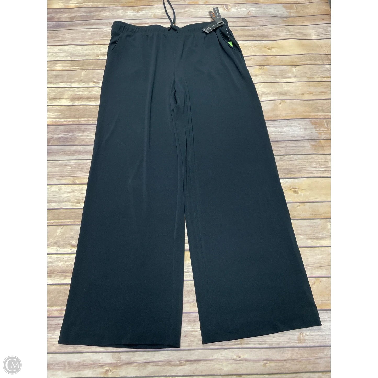 Pants Wide Leg By Inc In Black, Size: L
