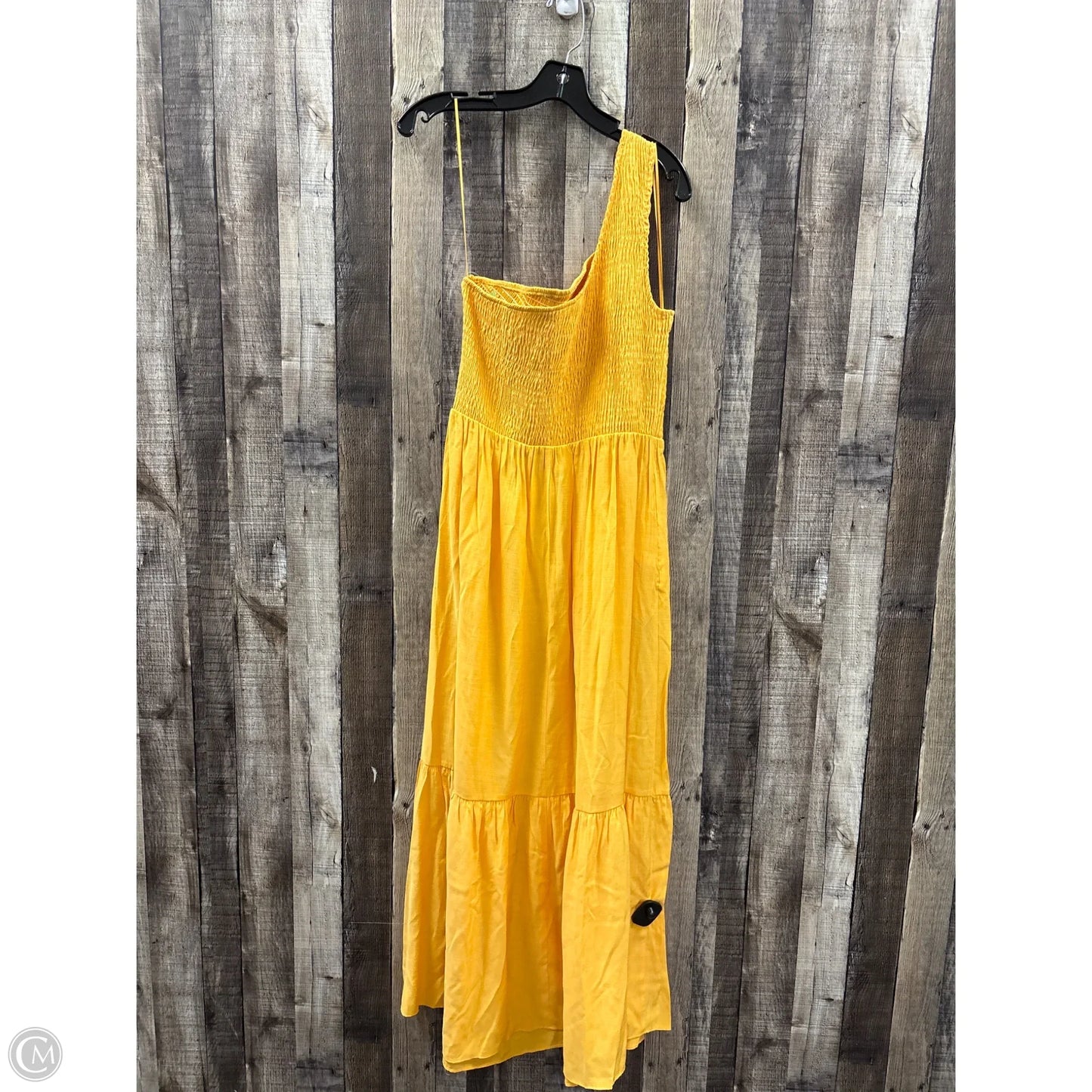 Dress Casual Maxi By Nine West In Yellow, Size: L