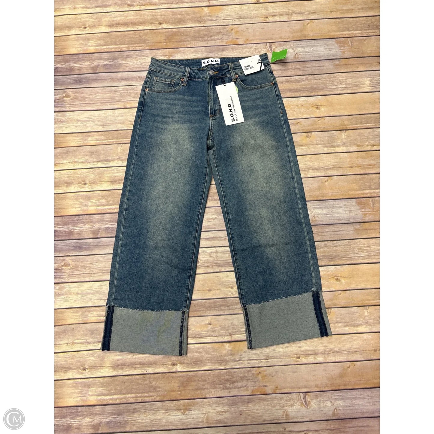 Jeans Flared By Cme In Blue Denim, Size: 6