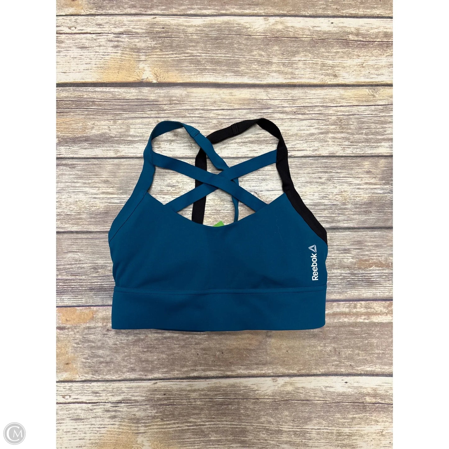 Athletic Bra By Reebok In Teal, Size: S