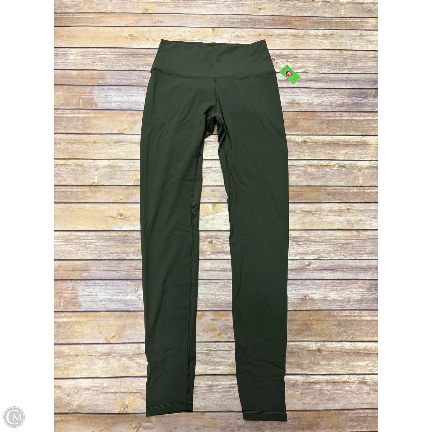 Athletic Leggings By Yelete In Green, Size: M