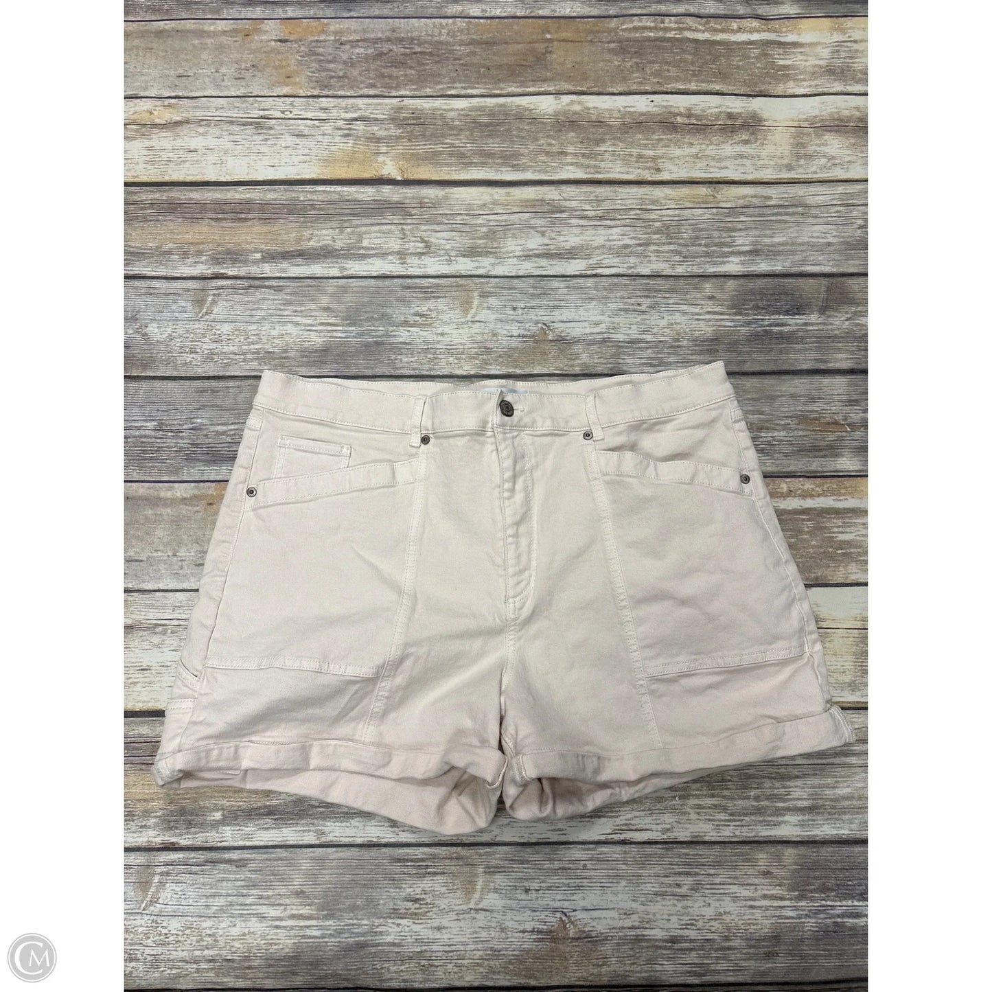 Shorts By Loft In Ivory, Size: 16