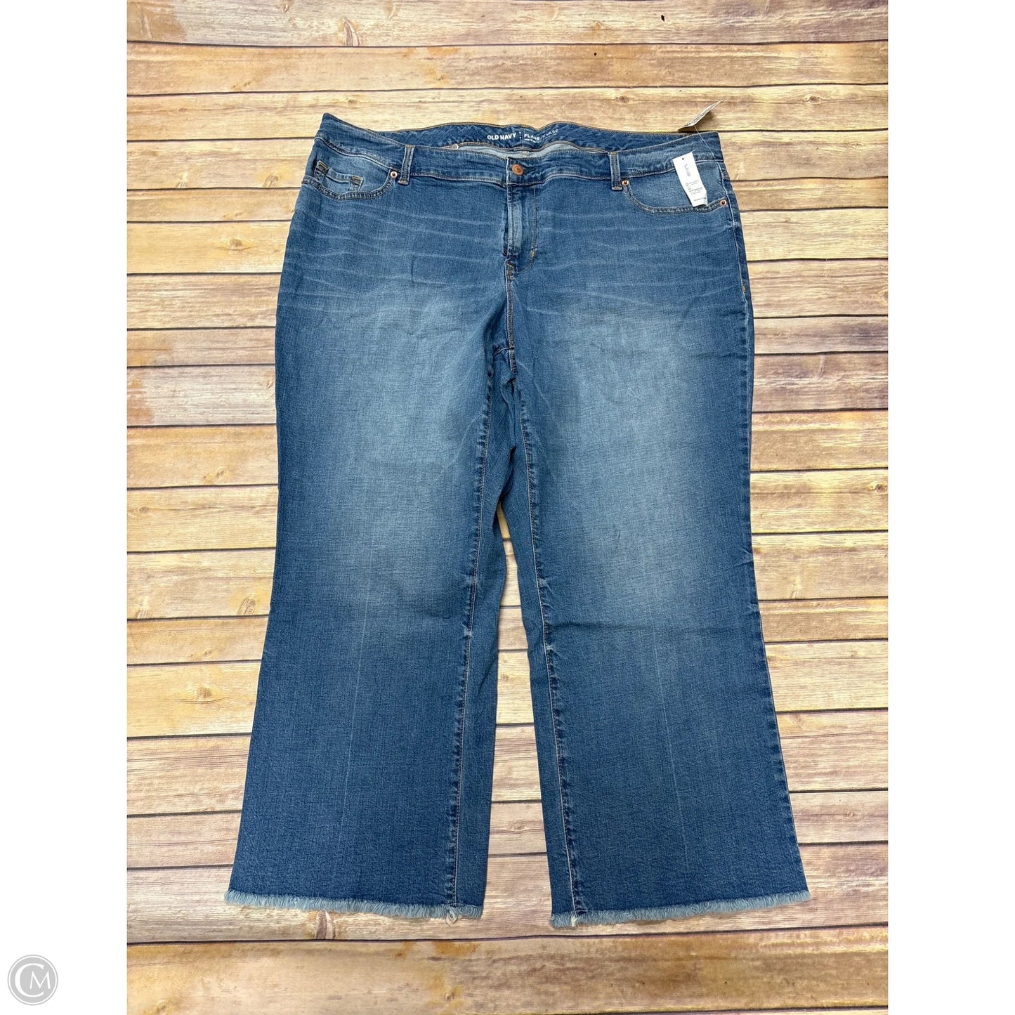 Jeans Flared By Old Navy In Blue Denim, Size: 22