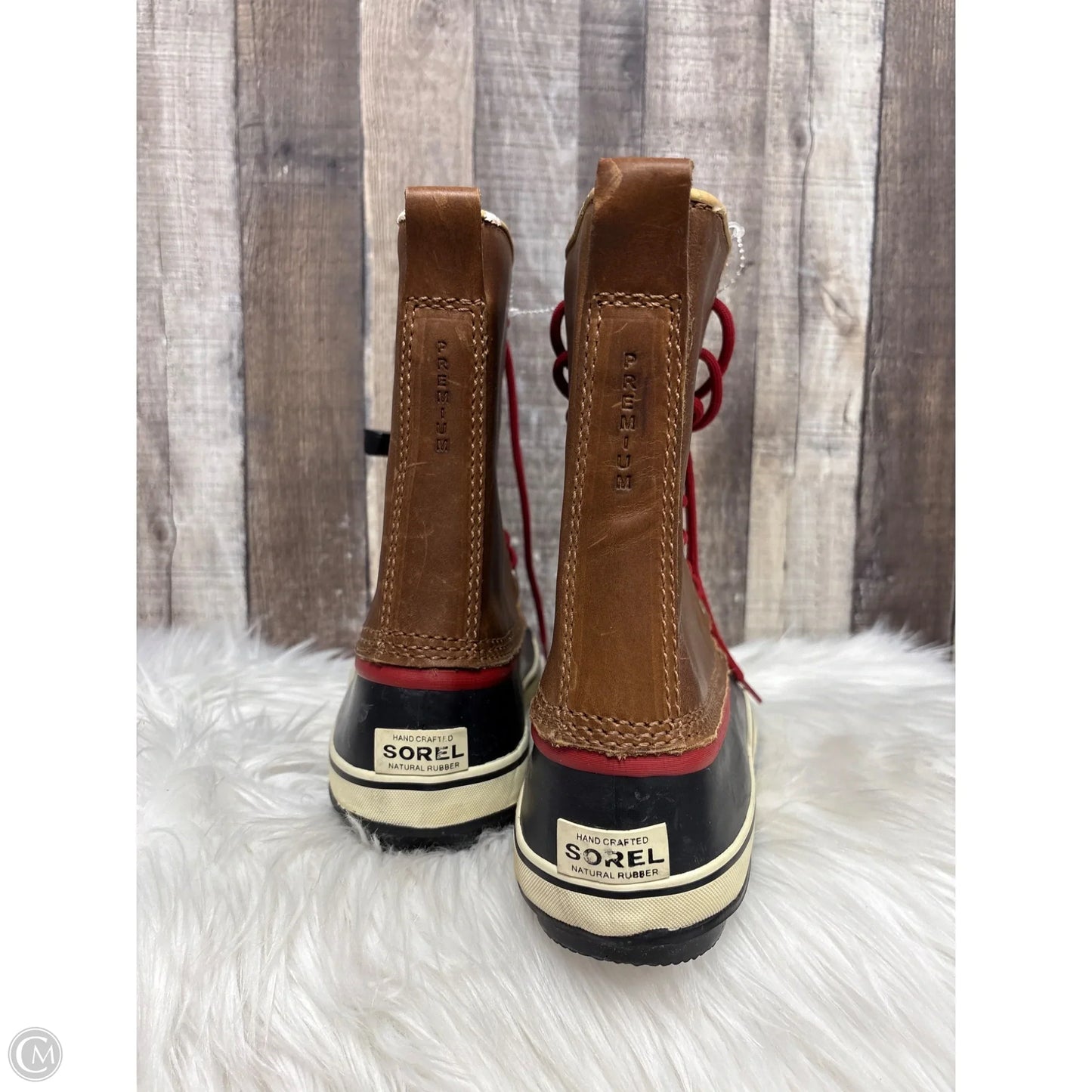 Boots Rain By Sorel In Brown, Size: 10