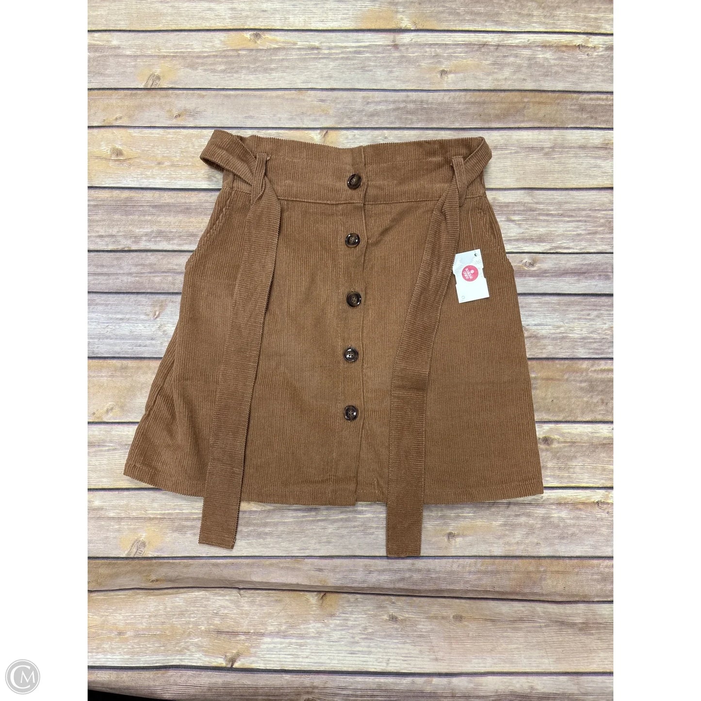 Skirt Mini & Short By Cmf In Brown, Size: S