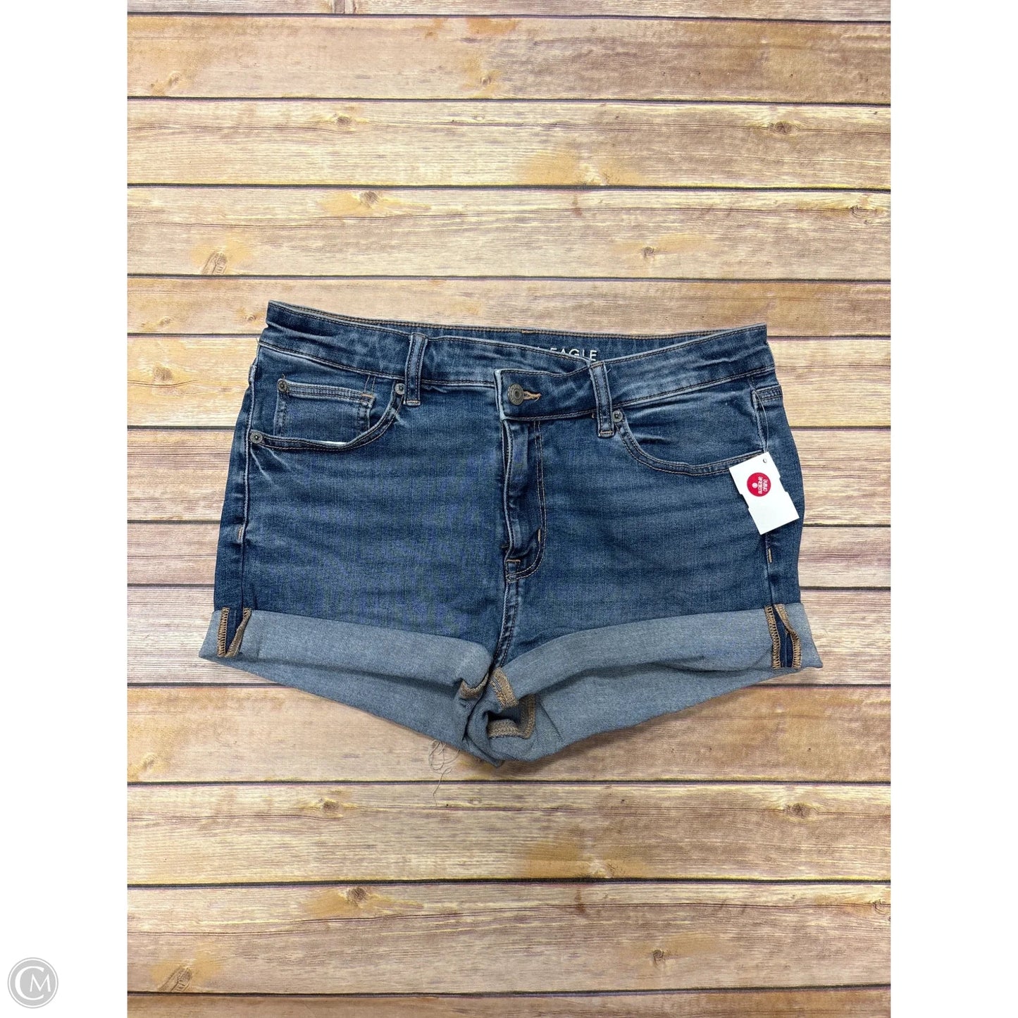 Shorts By American Eagle In Blue Denim, Size: 12