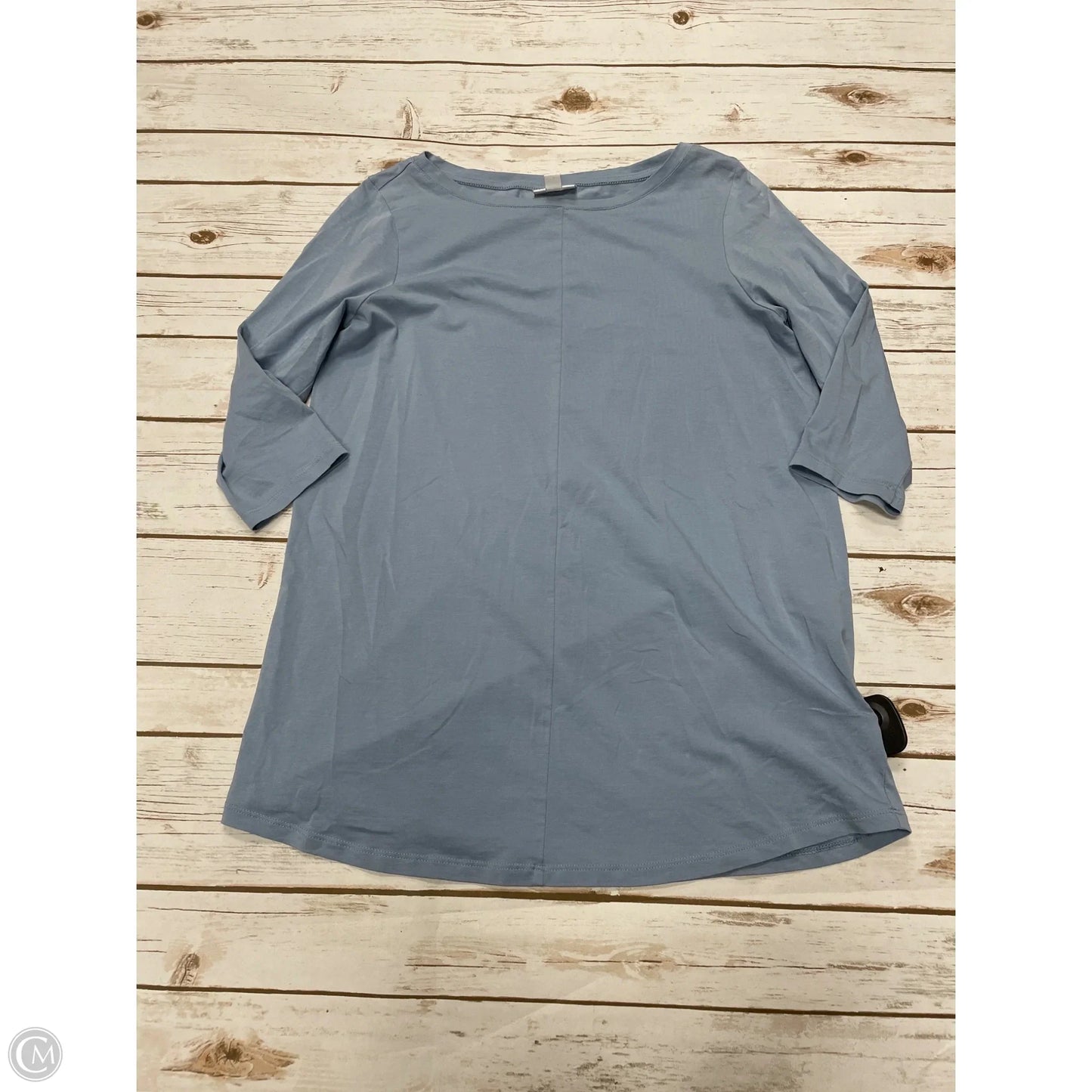 Top 3/4 Sleeve By J. Jill In Blue, Size: S