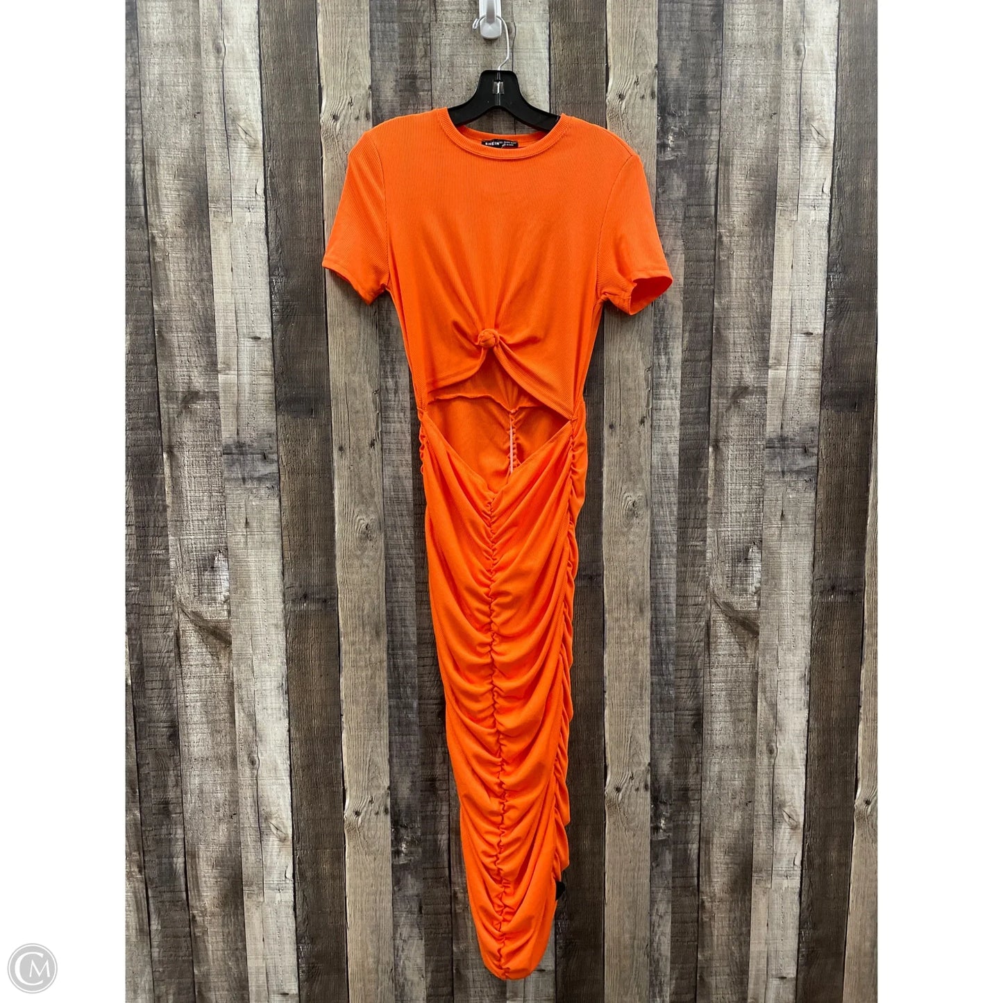 Dress Casual Maxi By Shein In Orange, Size: L