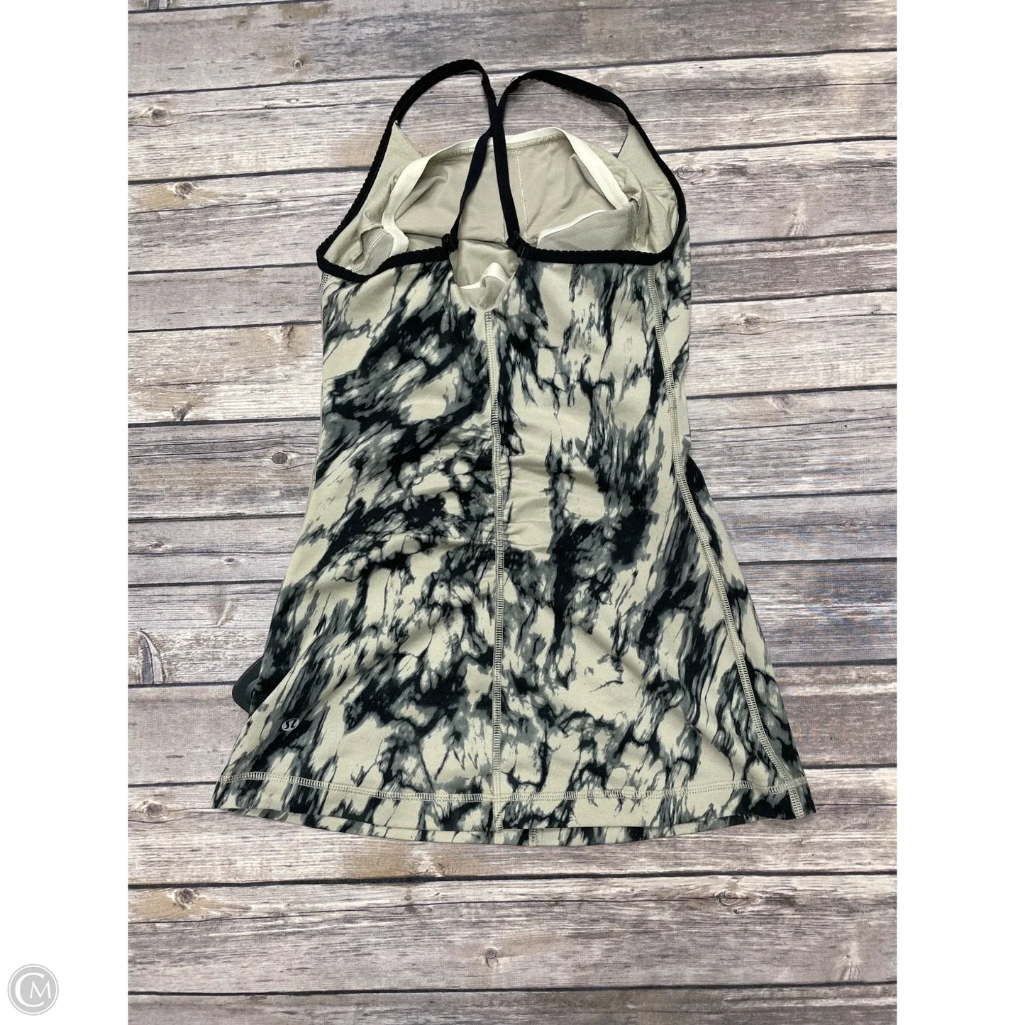 Athletic Tank Top By Lululemon In Tie Dye Print, Size: 4