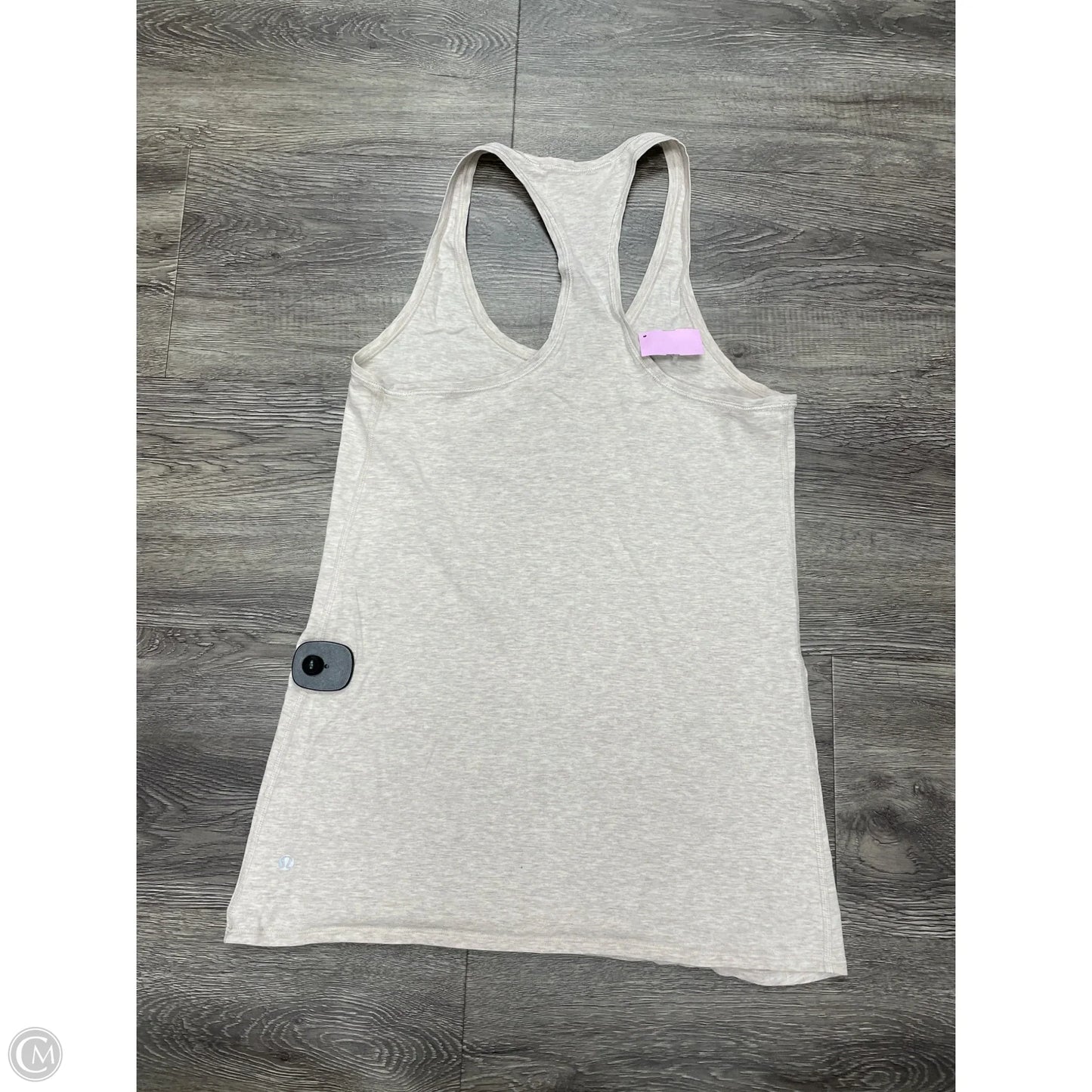 Athletic Tank Top By Lululemon In Taupe, Size: M